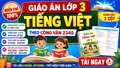 Giáo án Tiếng Việt lớp 3 tích hợp miễn phí theo Công văn 2345, trình bày 2 cột